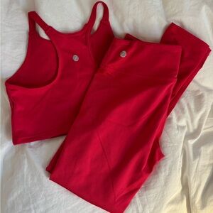 Zella Girls Vibrant Reddish Hot Pink Activewear Set
Size 8/10 girls